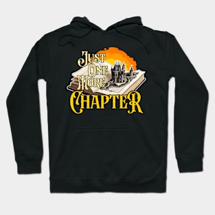 Reading Just One More Chapter Literature Reader Hoodie